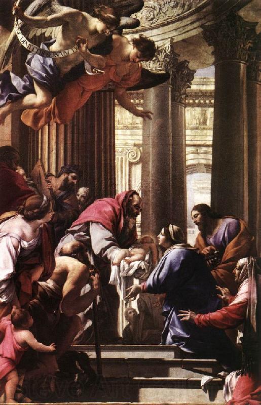 VOUET, Simon Presentation in the Temple gu Norge oil painting art